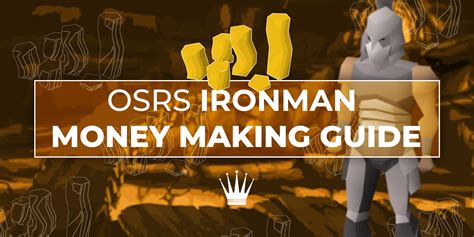 osrs ironman money making.